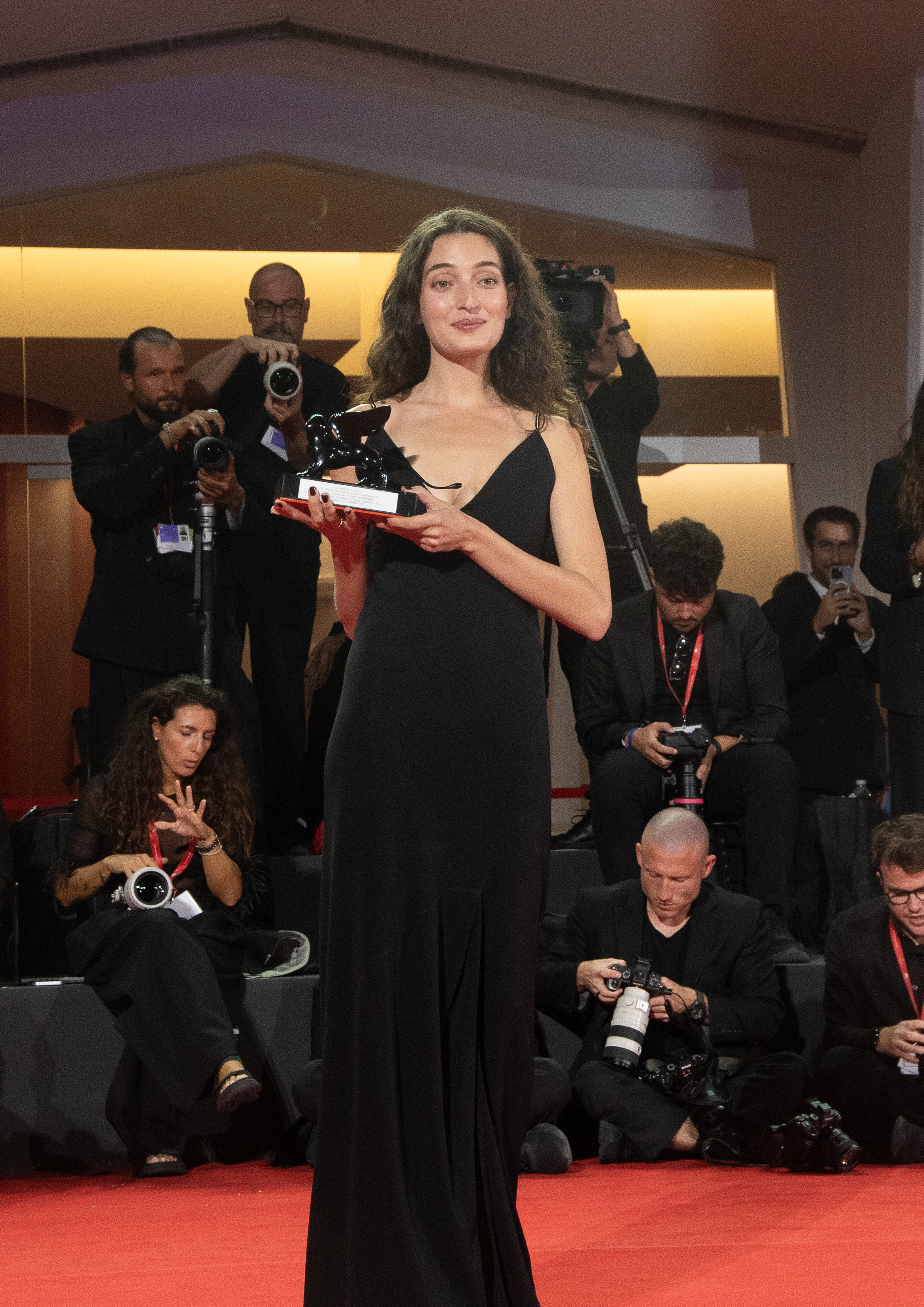 — italie venise cinema 83rd mostra del cinema 12 09 2026 golden lions winner photocall shaden safieddine tazi